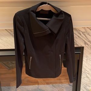 Blank NYC Black Scuba Moto. Medium.